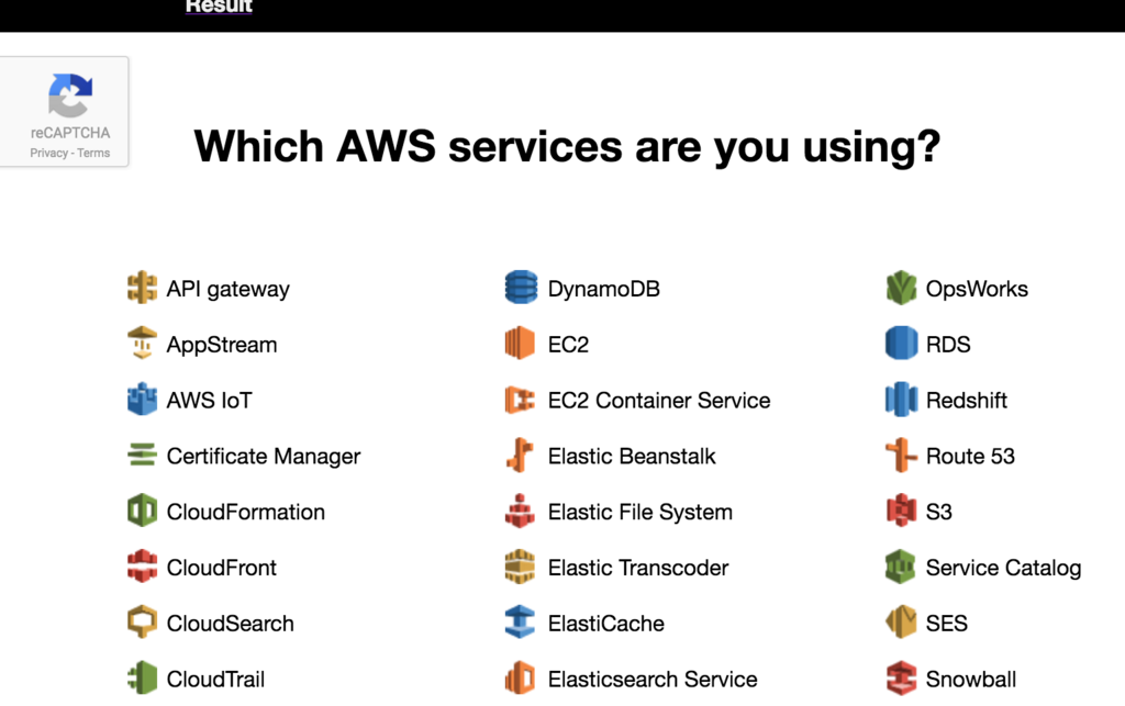 AWSでどのサービスがどれぐらい使われているか？の調査サイトを作ってみた